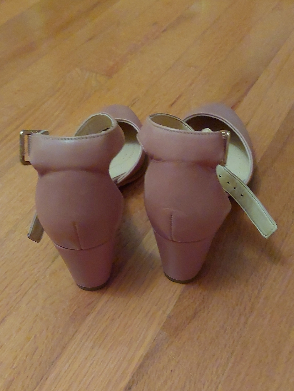 Clarks Kaylin Block Heel Ankle Strap d'Orsay Pumps 8 - Picture 5 of 7